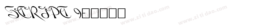 SCRIPT 9字体转换